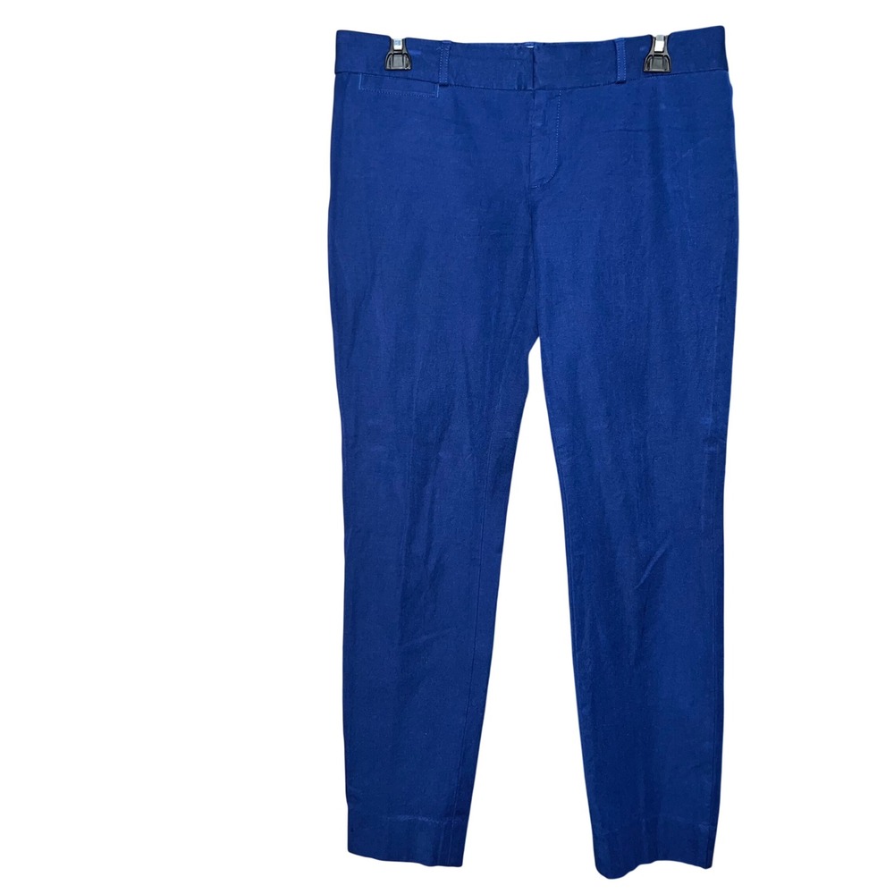 Banana Republic Sloan Fit Women's Blue Ankle Pants Size 6 Business Casual Work
